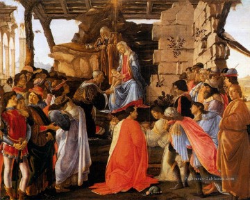 Sadro Adoration des mages Sandro Botticelli Peinture à l'huile